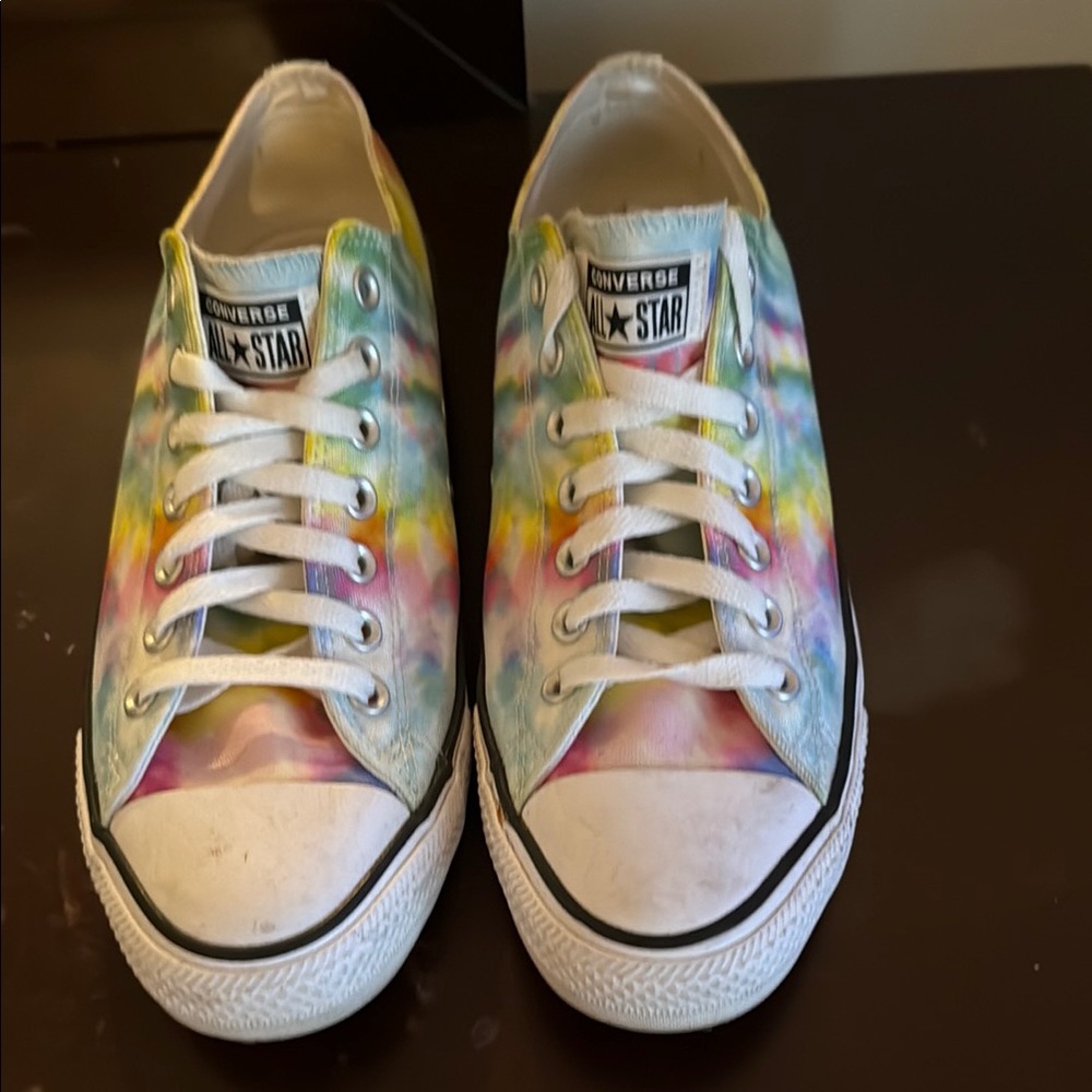 Converse Multicolor Tie-Dye Athletic Shoes